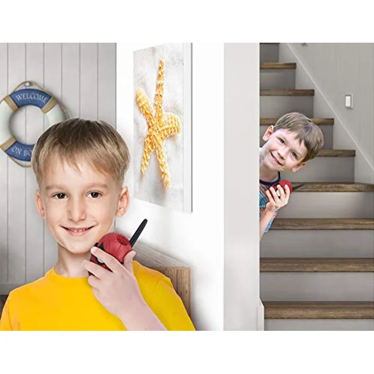 ekids SM-202 Spider-Man Walkie Talkie für Kinder, Rot – Bild 4