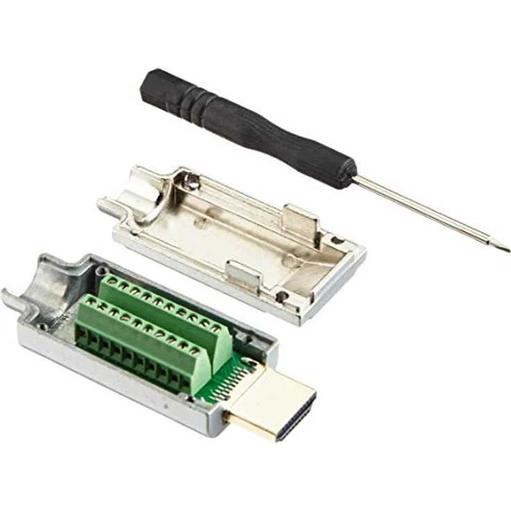 DeLOCK HDMI-A Stecker zu Terminalblock Adapter, Metall Gehäuse, robust und langlebig – Bild 3