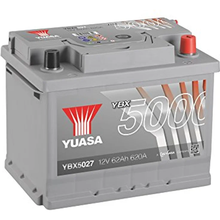 Yuasa SMF YBX5027, Autobatterie 12V 65Ah mit Ladezustandsanzeige und hoher Haltbarkeit – Bild 1