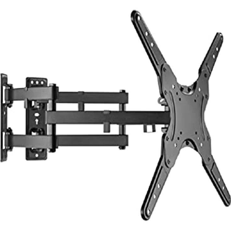 Equip 650328 Neig-/schwenkbare Eck-TV-Wandmontagehalterung/23 bis 55 Zoll/Wandhalterung/6Gelenke neigbar/schwarz – Bild 2