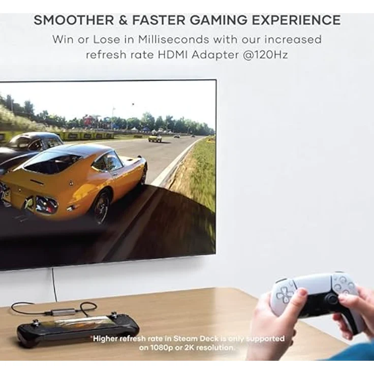 Satechi USB-C zu HDMI 2.1 8K-Adapter, Silber, mit 4K/120Hz und 8K/60Hz Videoausgang – Bild 3