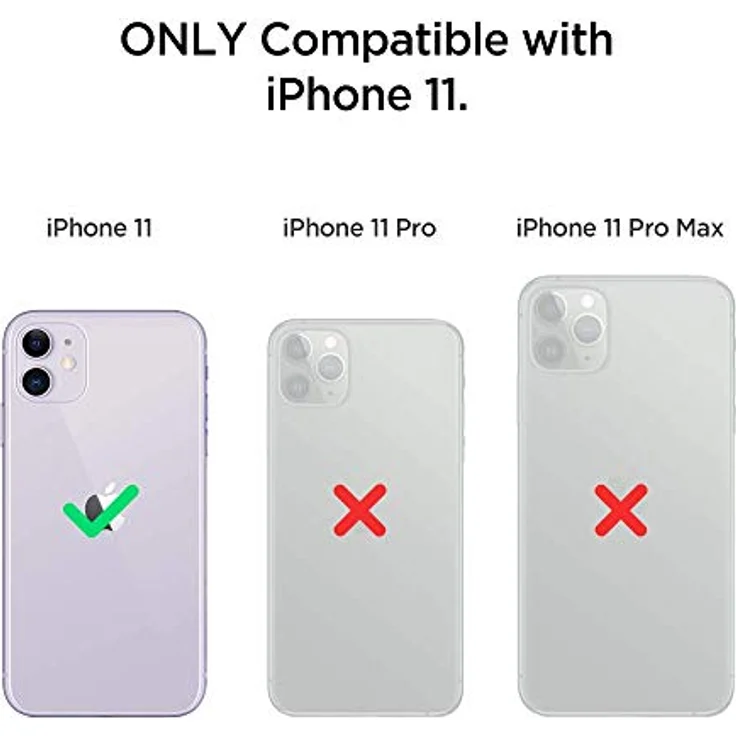 Spigen 076CS27186 Ultra Hybrid iPhone 11 Matte Black – Bild 2