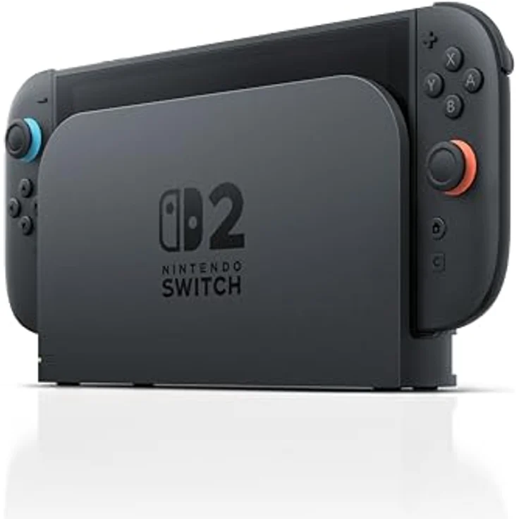 Nintendo Switch 2, tragbare Konsole mit Analog/Digital-Steuerung, Schwarz – Bild 2