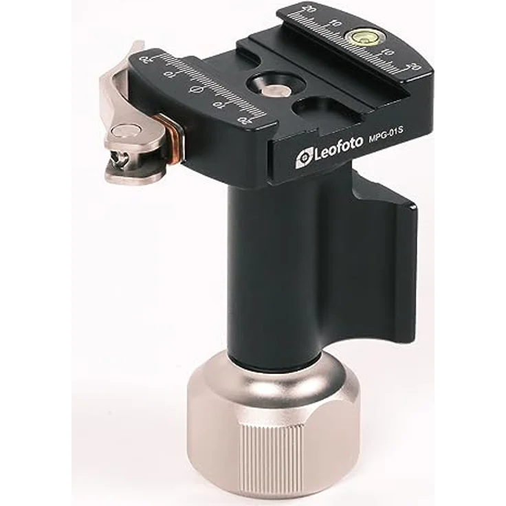 LEOFOTO 2-Wege-Neiger MPG-01S, Hebelentriegelungsklemme mit 360° Drehung, Arca-kompatibel, 325 g – Bild 3