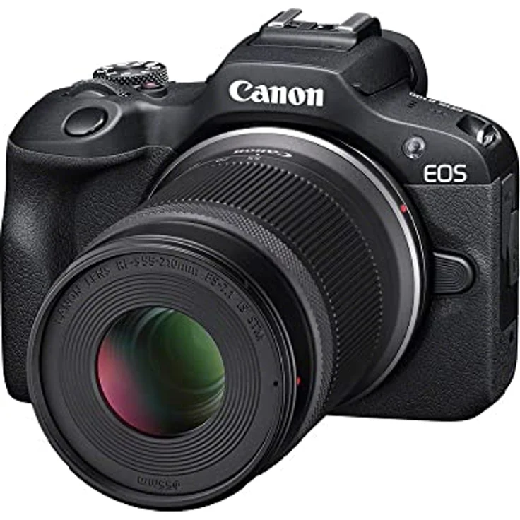 Canon EOS R100 + RF-S 18-45mm F4.5-6.3 is STM + RF-S 55-210mm F5-7.1 is STM|24.1MP APS-C Mirrorless Camera|Dual Pixel CMOS AF|4K Video|Wi-Fi|Bluetooth – Bild 3