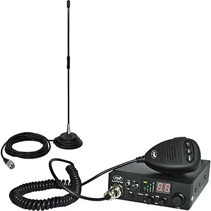 Paket CB-Funkgeräte Escort HP 8024 ASQ + CB Antenne Extra 40 mit Magnet - Preisvergleich