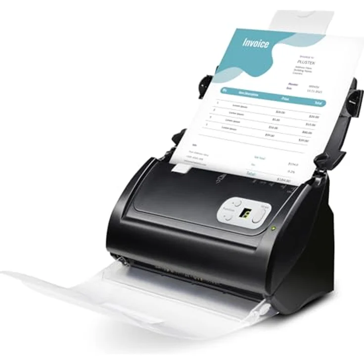 Plustek SmartOffice PS288 Plus, Dokumentenscanner mit 25ppm, 50 Blatt ADF, 600dpi, USB 2.0 – Bild 3