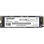 Patriot Memory Patriot P320 512GB Interne SSD - NVMe PCIe Gen 3x4 - M.2 2280 - Solid State Drive - P320P480GM28, 512GB Kapazität, bis zu 3000MB/s Sequential Read, bis zu 2200MB/s Sequential Write, Neuester PCIe Gen3 Controller, Windows Betriebssysteme unterstützt