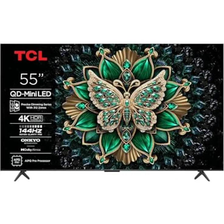 TCL 55C6K Mini LED 55 Zoll UltraHD 4K Fernseher mit Onkyo-Sound und Google TV – Bild 2