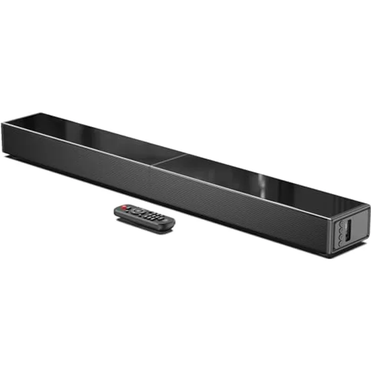 CGV BDS Alto Soundbar, 80 W mit integrierten Subwoofern, Bluetooth 5.0, HDMI ARC, Nachtmodus, wandmontierbar