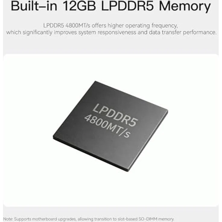 Beelink Mini PC ME Pro, NAS Intel N95, 12G LPDDR5, 128G SSD, 2 x Festplatteneinschübe, 3 x M.2-Steckplätze, Dual-LAN, WiFi 6, BT5.4, Dateiserver und Netzwerkspeicher – Bild 4