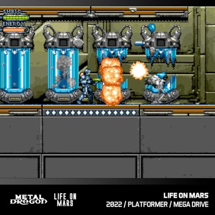 Blaze Evercade Metal Dragon/Life on Mars Cartridge, Kompatibel mit Evercade-Geräten, 2 Indie-Spiele auf einer Cartridge – Bild 5