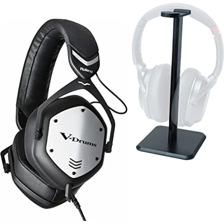 Roland VMH-D1 Kopfhörer für E-Drums mit Stativ (Kabelgebunden), Kopfhörer – Bild 1