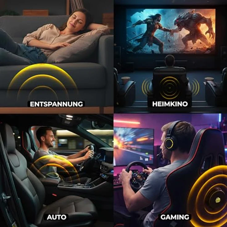 SinusLive Sinus Live bassPump 8 Ohm, Körperschallerzeuger Subwoofer für spürbaren Bass im Auto und Heimkino – Bild 8