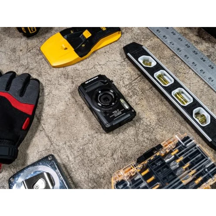 OM SYSTEM Tough TG-7 Schwarz Digitalkamera,wasserdicht, stoßfest, Unterwasser- und Makro-Aufnahmemodi, 4K-Video, 4-Fach-Weitwinkelzoom (Nachfolgemodell der Olympus TG-6) – Bild 5
