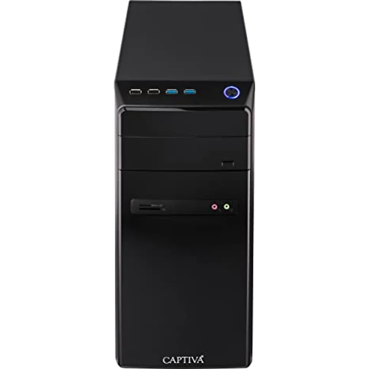 CAPTIVA Power Starter R64-145 Business-PC, AMD Ryzen 5 5600G, 32 GB RAM, 1000 GB SSD, Luftkühlung, schwarz – Bild 3
