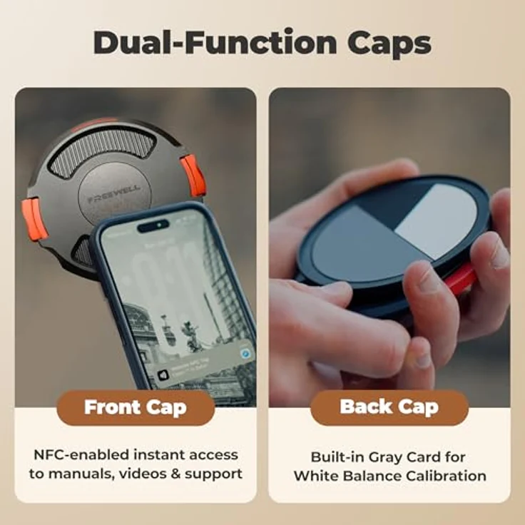 Freewell Real Locking Variable ND/CPL Filter All Day Kit, 82 mm, Hybridfilter mit 3-10 Blendenstufen und ND32, inklusive Basisring – Bild 7