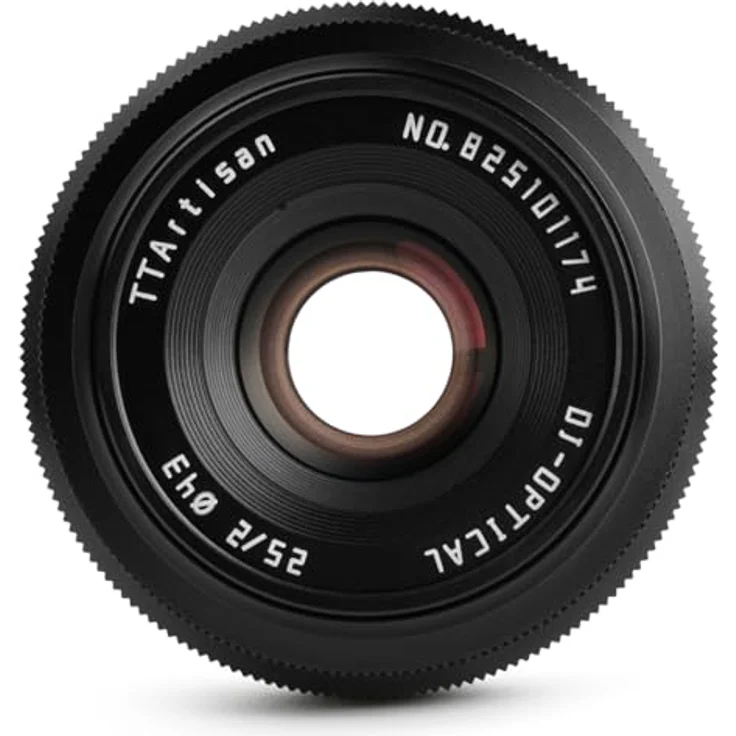 TTArtisan APS-C 25 mm F2, Objektiv mit Metallgehäuse, kompatibel mit M43-Halterung, Schwarz, ideale Nahaufnahmefunktion und große Blende für kreative Fotografie – Bild 4