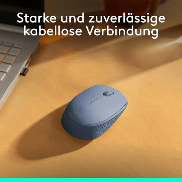 Logitech M171 Wireless Mouse blaugrau, Maus, beidhändig (910-006866) – Bild 3