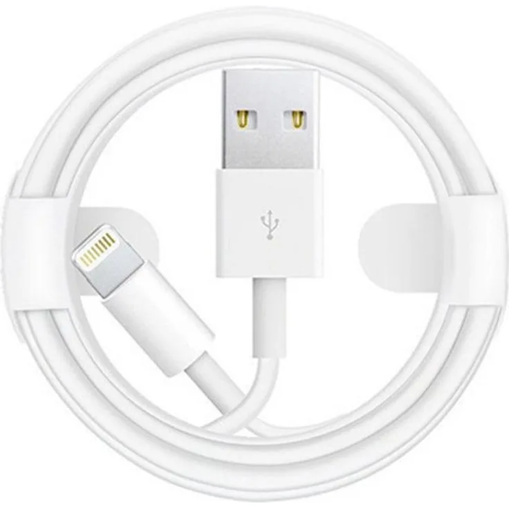 Apple USB-auf-Lightning-Kabel 1M, Weiß, für iPhone 5G bis X, blitzschnelles Laden und Synchronisieren