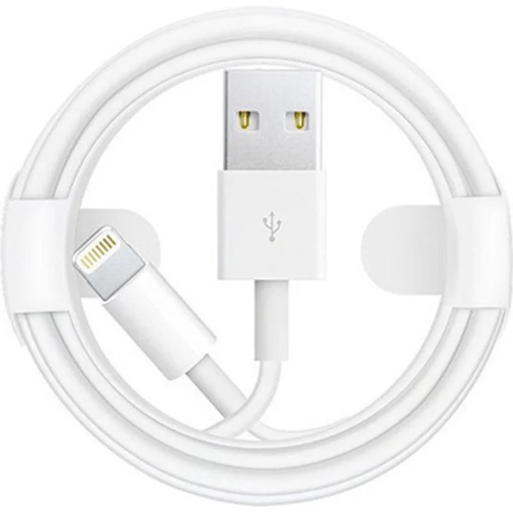 Apple USB-auf-Lightning-Kabel 1M, Weiß, für iPhone 5G bis X, blitzschnelles Laden und Synchronisieren