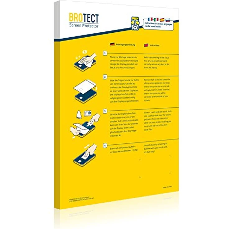 BROTECT 2-Stück Schutzfolie für Vtech Kidizoom Touch 5.0 2018 Displayschutz Folie Ultra-Klar – Bild 4