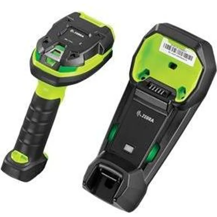 Zebra LI3678-SR - Handheld Barcode-Scanner mit extremer Temperaturbeständigkeit, USB Kit, Grün