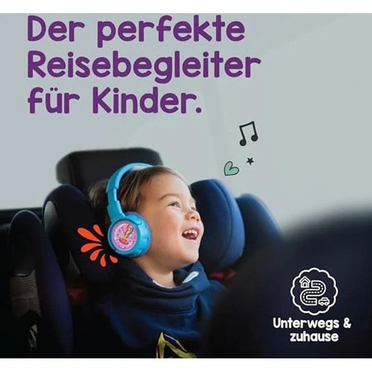 Kekz Kekzhörer inkl. Wunderkekz + Cookie Crew Kopfhörer, On-Ear mit Lautstärkebegrenzung 85dB und Click & Play System für Kinder – Bild 3