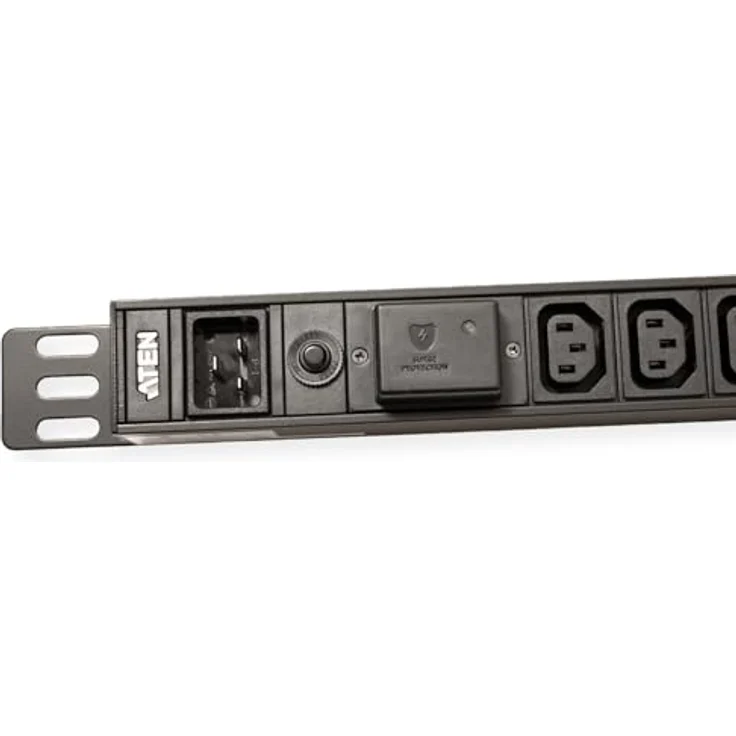 ATEN Basic PDU Series PE0224SG, 24 Ausgänge, Überspannungsschutz, Aluminiumgehäuse, schwarz – Bild 3