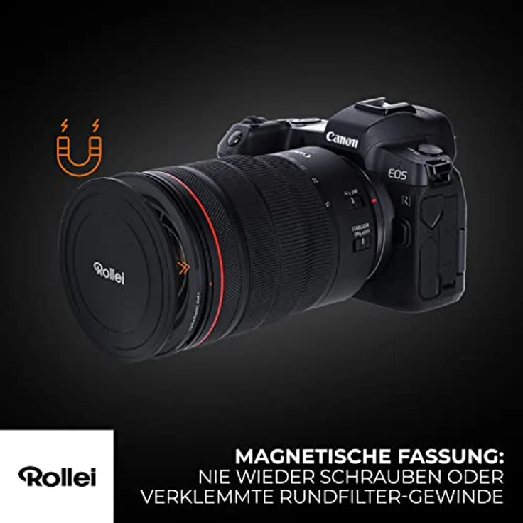 Rollei F:X Pro Magnetische Frontkappe Mark II, 77mm Schutzkappe für magnetische Rundfilter – Bild 2