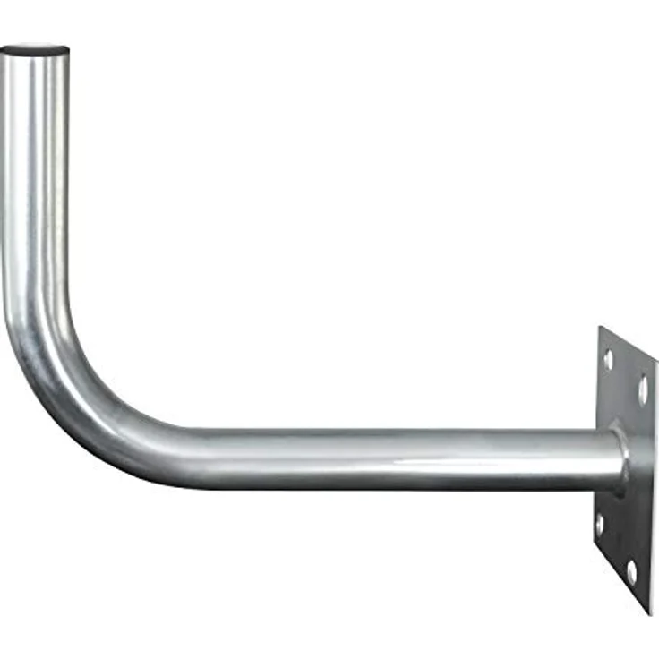 ARLI 60 cm HD Sat-Anlage grau, Twin LNB mit vergoldeten F-Steckern, Wandhalter 45 cm, ideal für Astra 19,2° und Hotbird 13° – Bild 9