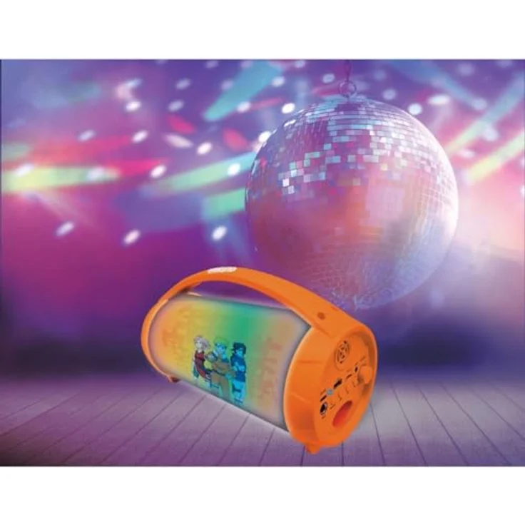 Lexibook BTP585NAZ, Naruto, Leuchtender kabelloser Lautsprecher mit Mikrofon, Stereo-Sound, Karaoke-Funktion, USB- und SD-Karten-Anschluss, Wiederaufladbarer Akku – Bild 3