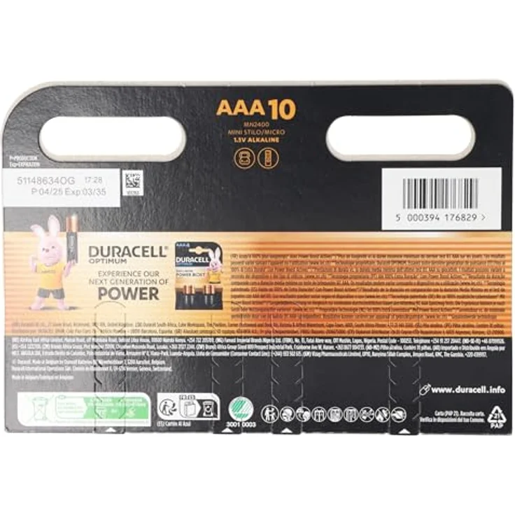 Duracell Plus Power Boost AAA Batterien, 10er Blister mit Power Boost Formel für optimierte Leistung – Bild 8