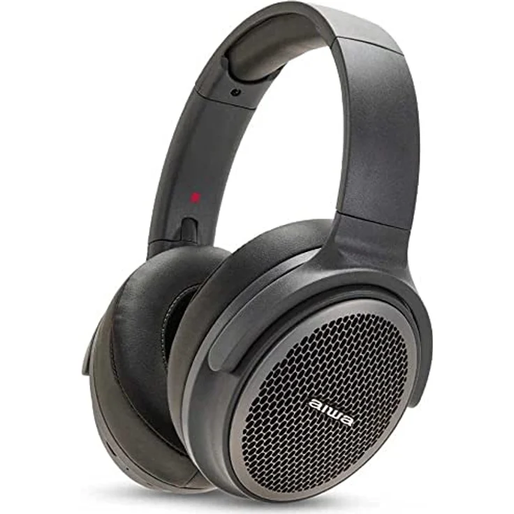 Aiwa HST-250BT/TN, Over-Ear Kopfhörer mit Bluetooth 5.0, 20-20000 Hz, Mikrofon und AUX-Eingang, schwarz – Bild 1