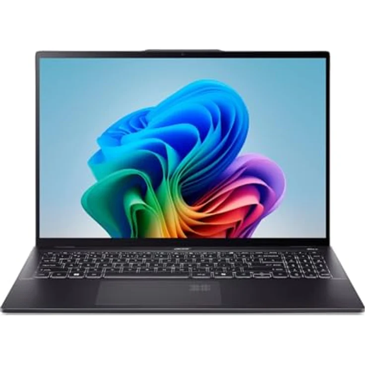 Acer Swift 16 AI OLED, SF16-51, Laptop mit 16 Zoll WQXGA+ 120 Hz Display, Intel Core Ultra 9, 32 GB RAM, 1 TB SSD, Intel Arc Graphics, QWERTZ Tastatur, bis zu 20 Stunden Akkulaufzeit – Bild 1