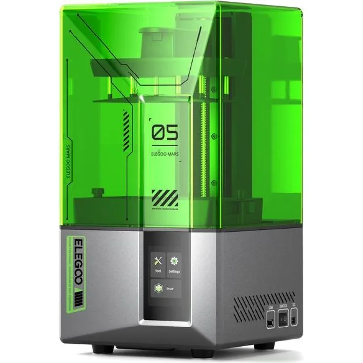 Elegoo Mars 5, Harz-3D-Drucker mit 4K-Mono-LCD-Bildschirm