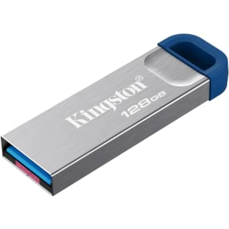 Kingston DataTraveler Kyson G2, 128GB USB 3.2 Gen 1 USB-Stick mit bis zu 220MB/s Lesegeschwindigkeit, grau – Bild 2