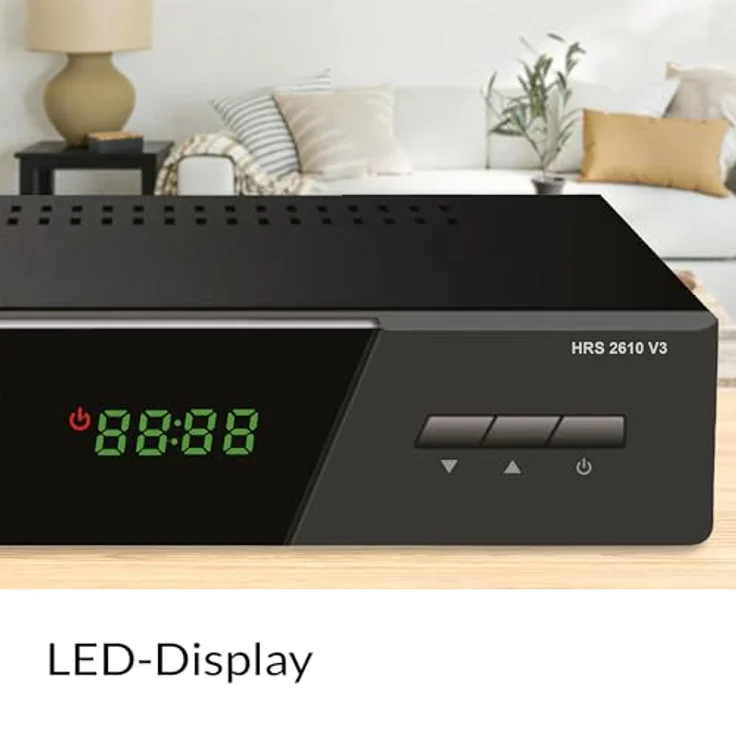 Xoro HRS 2610 Digitaler Satellitenreceiver HDMI, SCART, USB 2,0, LAN, Unicable schwarz – Bild 5