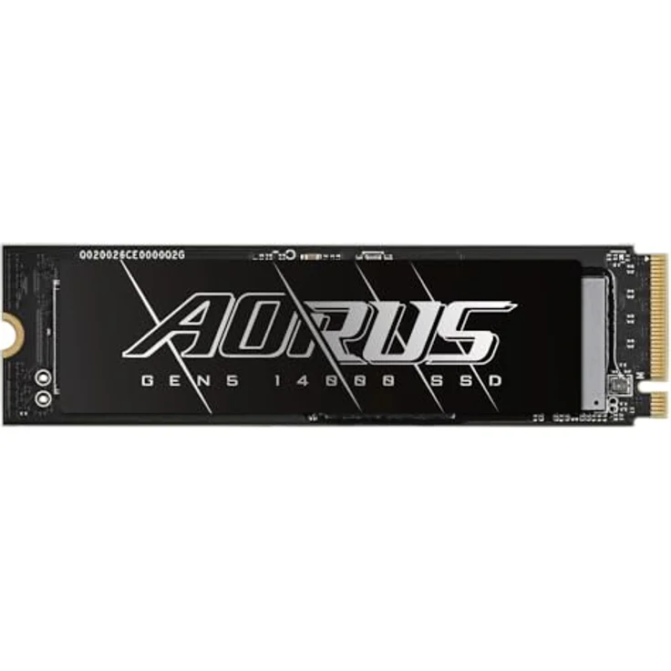 GIGABYTE AORUS Gen5 14000, 4 TB M.2 SSD mit 14100 MB/s Lesegeschwindigkeit, 232-Layer TLC NAND, 8 GB DRAM Cache – Bild 2