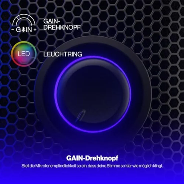 Endorfy Solum Voice S (schwarz, USB-C), Mikrofon – Bild 5