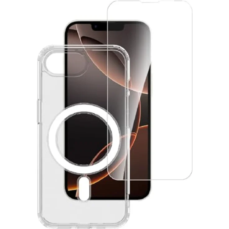 4smarts 3 in 1 Starter Set für Apple iPhone 16e, transparente Smartphone Hülle mit 20W Netzteil und 9H Schutzglas – Bild 3