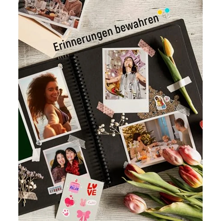 Liene Fotopapier 4x6 Photo Printer Paper 80 Sheets & 2 Ink, langlebig und praktisch, kompatibel mit allen Druckermodellen – Bild 8
