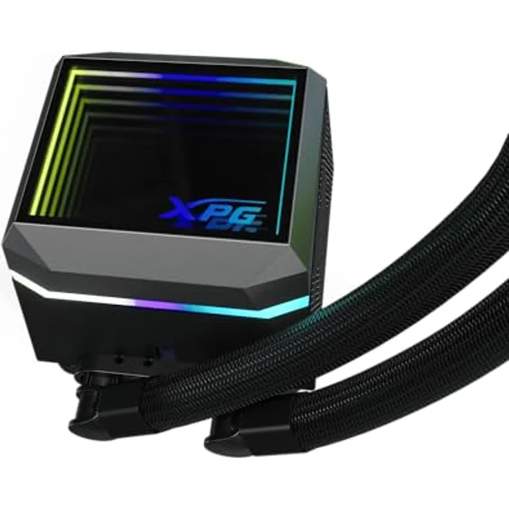 XPG LEVANTE II 360, CPU Wasserkühler mit RGB-Beleuchtung, 3 x 120mm Lüftern, Schwarz – Bild 5