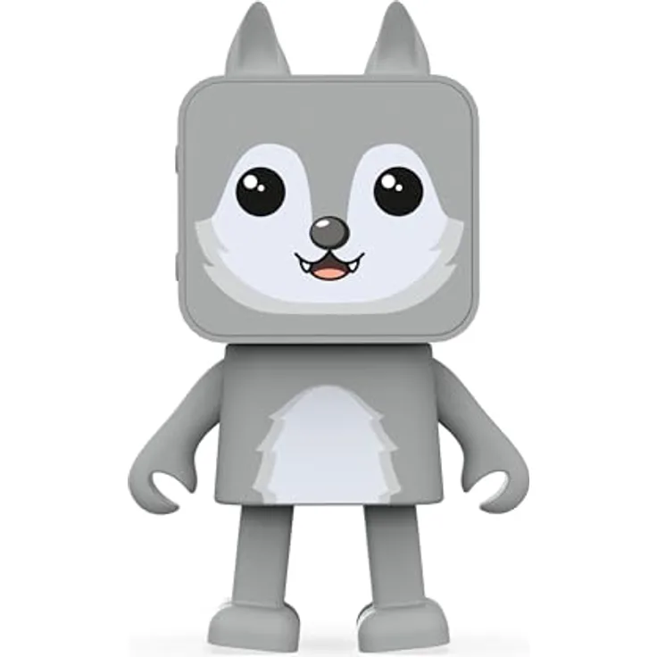 Mobility on Board Dancing Animal speaker - Wolf (4 h, Akkubetrieb), Bluetooth Lautsprecher, Grau