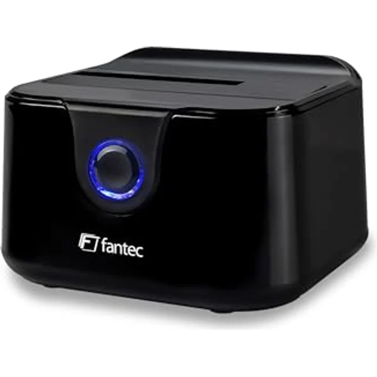 Fantec DS-X1U3-Glanz, USB3.2 Gen1 Dockingstation für 1x 3,5/2,5 Zoll SATA HDD/SSD, Transferraten bis 5 Gbit/s, Hochglanz Kunststoff, schwarz – Bild 3