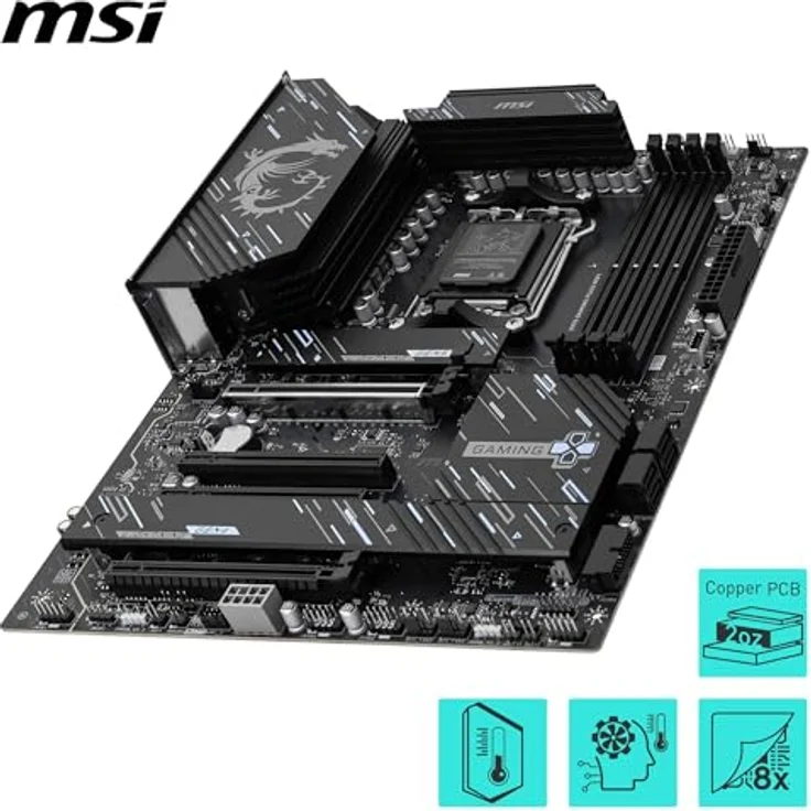 MSI X870E Gaming Plus WiFi, Mainboard mit WLAN-Unterstützung – Bild 4