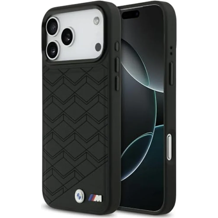 CG MOBILE BMW M-förmiges Logo, kompatible MagSafe Hülle für iPhone 17 Pro Max, Schwarz, Hartschale aus Kunstleder/Polycarbonat/TPU – Bild 1