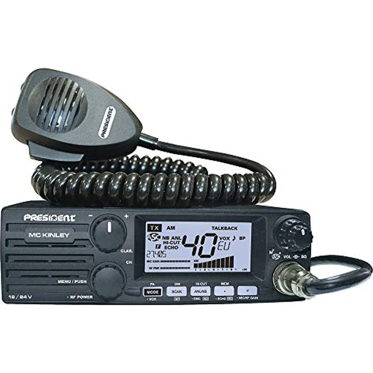 Radio CB President MC Kinley ASC AM-FM-LSB-USB 40CH ANL NB Hi-Cut 12/24 – Bild 2