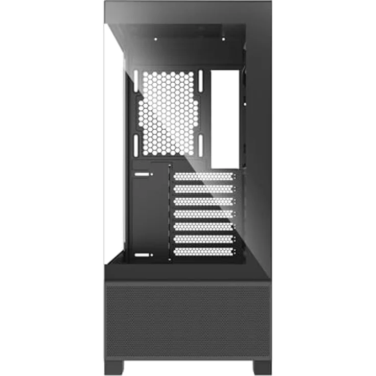 Xilence Gehäuse BEAM Schwarz (XG172), elegantes ATX Midi Tower Gehäuse mit Aquarium-Glas-Design, drei ARGB PWM Lüftern und hohem Airflow, Schwarz – Bild 14