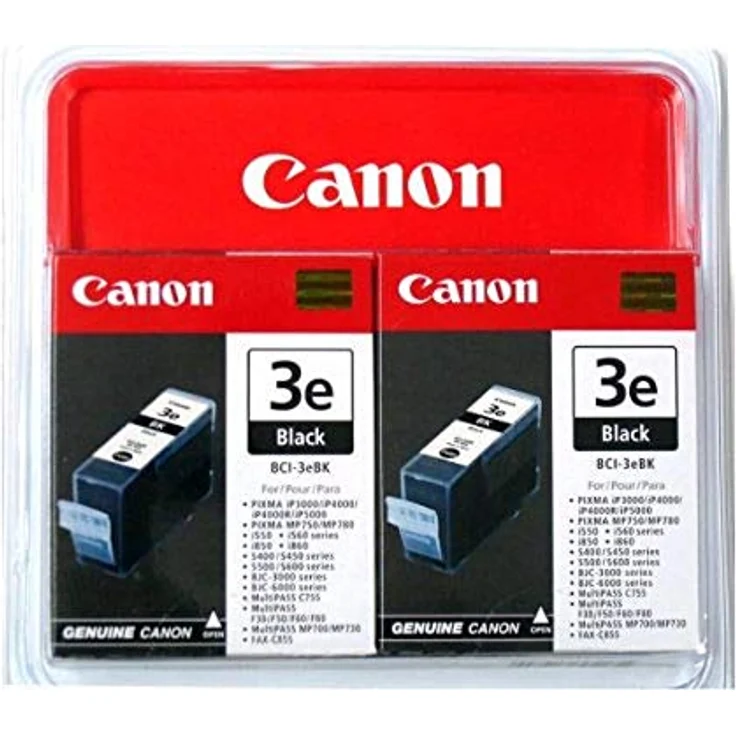 Canon BCI-3e BL Original Tintenpatronen, Doppelpack 2x 30ml schwarz – Bild 2